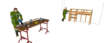 Poser les bandes de rive.