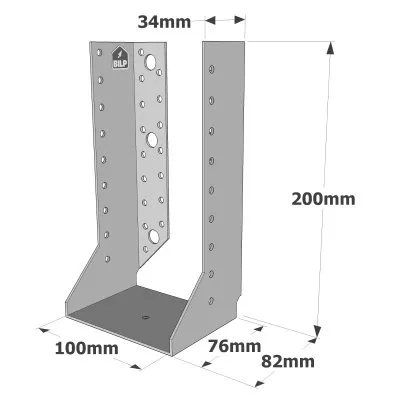 Sabots à ailes intérieures, gamme SAI CLASSIQUE (épaisseur 2mm) - Réf. SAI500/100/2