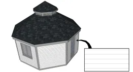 Bardage bois de couleur blanche