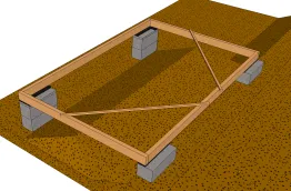 ajouter des bras de contreventement provisoire