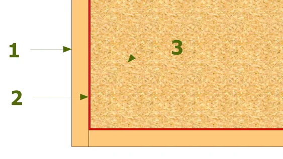 Détails de pose bord à bord