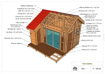 Vue éclatée AMANDA_B