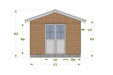 Dimensions façade principale