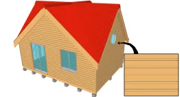 Revêtement horizontal à recouvrement