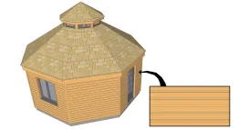 Revêtement horizontal à recouvrement