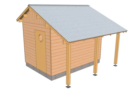 Dimensions générales de ma cabane