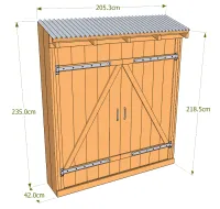 Vignette de l'article : Dimensions générales de ma cabane