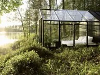 Vignette de l'article : Cabane high-tech tout en verre