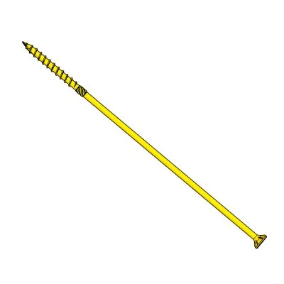 Vis à bois structurelle - tête fraisée - filetage partiel - SWC10.0X360 - Réf. 75379