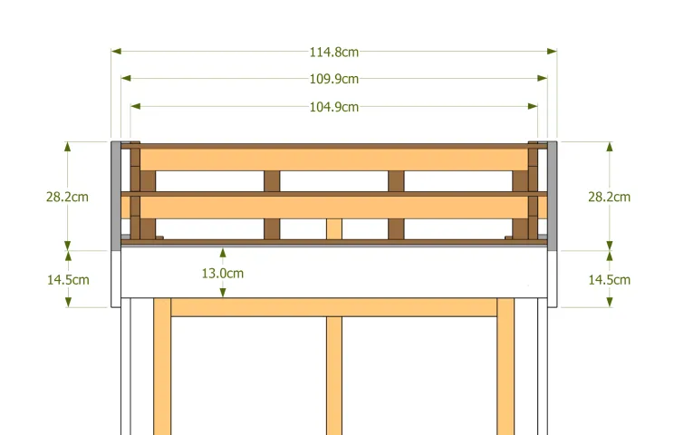 Dimensions bandes de rive 1