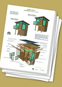 Des plans de cabanes