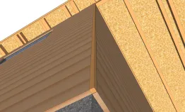 Vue carrelet de bardage