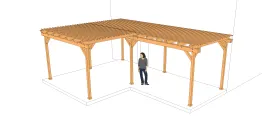 Module 4&nbsp;: pergola en L