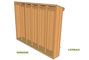 Murs LATERAL et DERRIERE