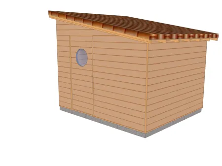 Dimensions générales de ma cabane