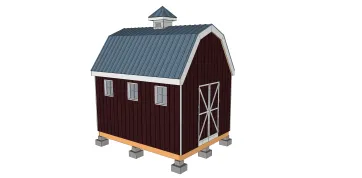 Bardage bois de couleur marron