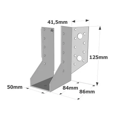 Sabots à ailes extérieures, gamme SAE CLASSIQUE (épaisseur 2mm, profondeur 84mm) - Réf. SAE300/50/2