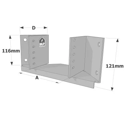 Sabot pour angle maçonné - Réf. SAMI/4X