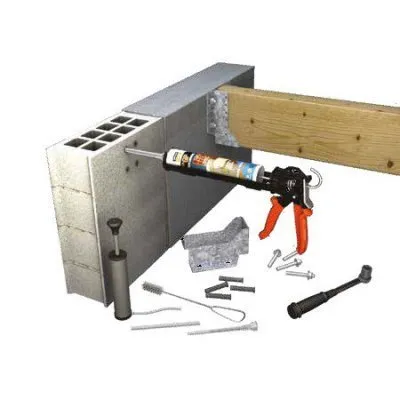 Vis HECO MULTI-MONTI-PLUS SS - tête hexagonale avec embase - zingué blanc - D7,5 x L60 - Réf. 48393