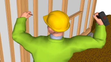 Fixer les planches corniéres