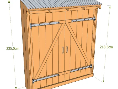 Dimensions générales de ma cabane