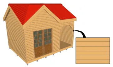 Revêtement horizontal à recouvrement