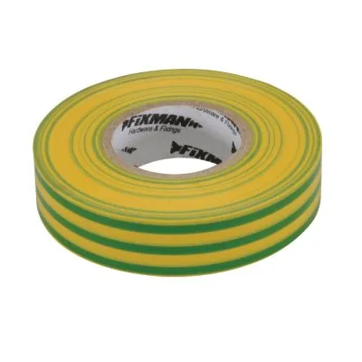 Ruban isolant jaune et vert - Réf. 182227
