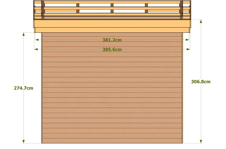 Dimension bande de rive mur M4