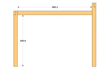 Dimension tirant carport
