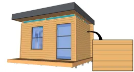 Revêtement horizontal à recouvrement