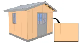 Revêtement en panneau contreplaqué