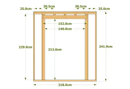Dimensions ossatures M1