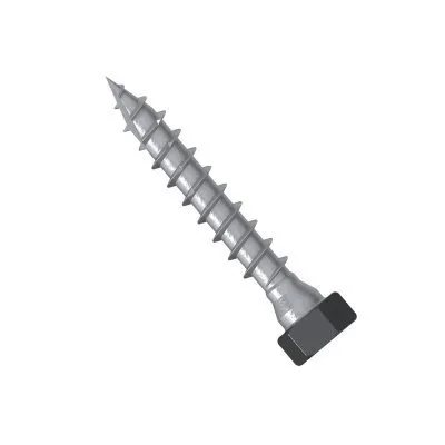 Vis connecteurs acier sur bois - Filet total - Finition noire - Réf. SSH8.0x40PB