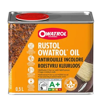 RUSTOL-OWATROL : Antirouille pénétrant additif pour peintures (supports rouillés à très rouillés) - Réf. 732