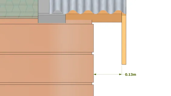 Porte à faux principale