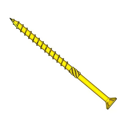 Vis à bois structurelle - tête fraisée - filetage partiel - SWC10.0X140 - Réf. 76918