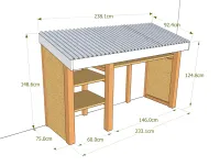 Vignette de l'article : Dimensions générales de ma cabane