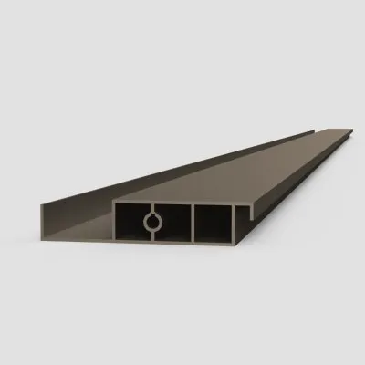 Lame XL aluminium 29mm, longueur 2m, RAL7006 structuré GRIS BEIGE