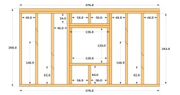 Dimensions ossatures M2