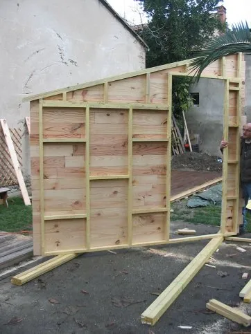 Pignon gauche, vue intérieure