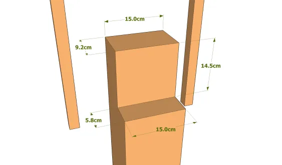 Dimension encoche poteau sur façade