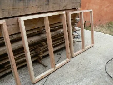 Les cadres de dormant sont prêts