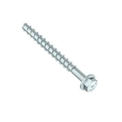 Vis HECO MULTI-MONTI-PLUS SS - tête hexagonale avec embase - zingué blanc - D12 x L90 - Réf. 48409_5