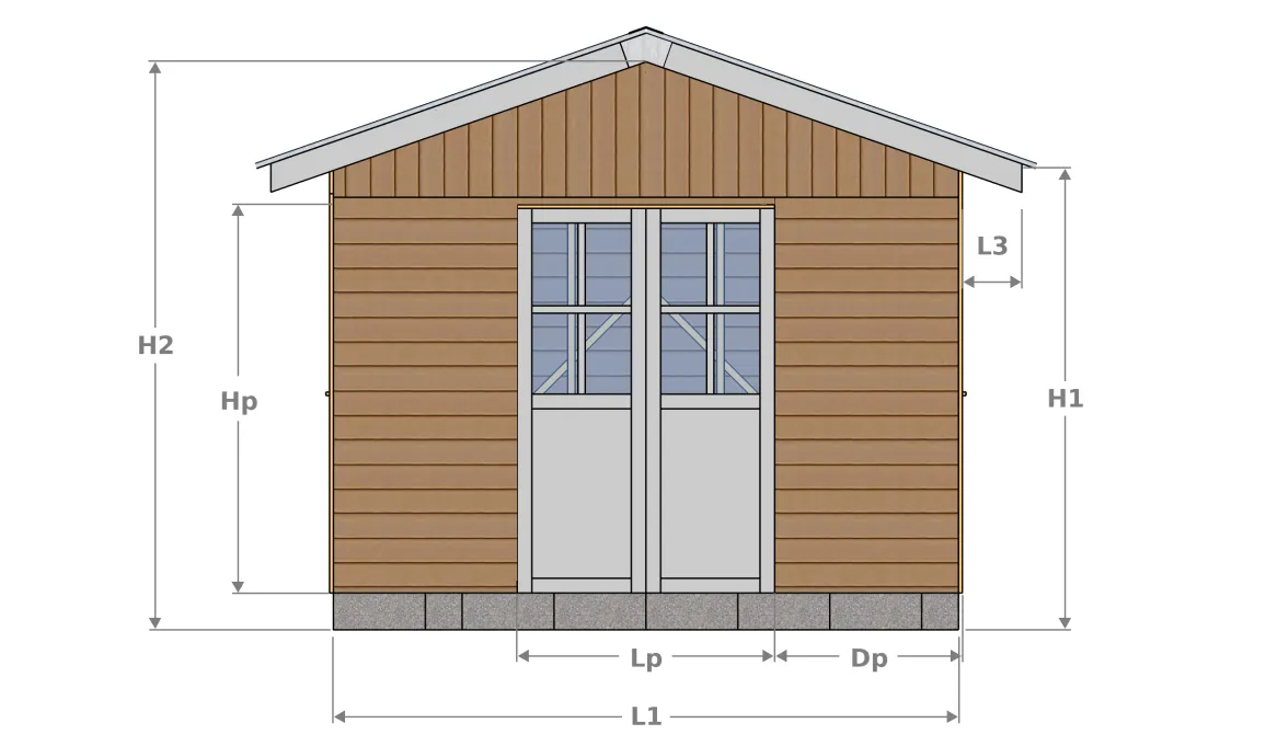 Vue façade principale