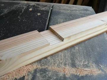 on réalise une encoche très propre