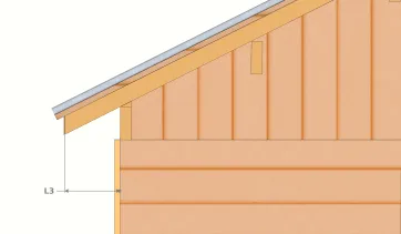 Porte-à-faux profondeur L3