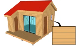 Revêtement horizontal à recouvrement