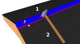 Fixer l’évent de faîte