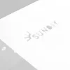Marque SUNDIY visible sur le connecteur blanc RAL 9010 - 120mm en L