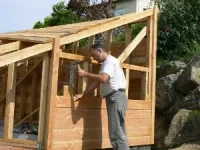 Vignette de la rubrique : Une construction hybride : en maçonnerie + ossature-bois